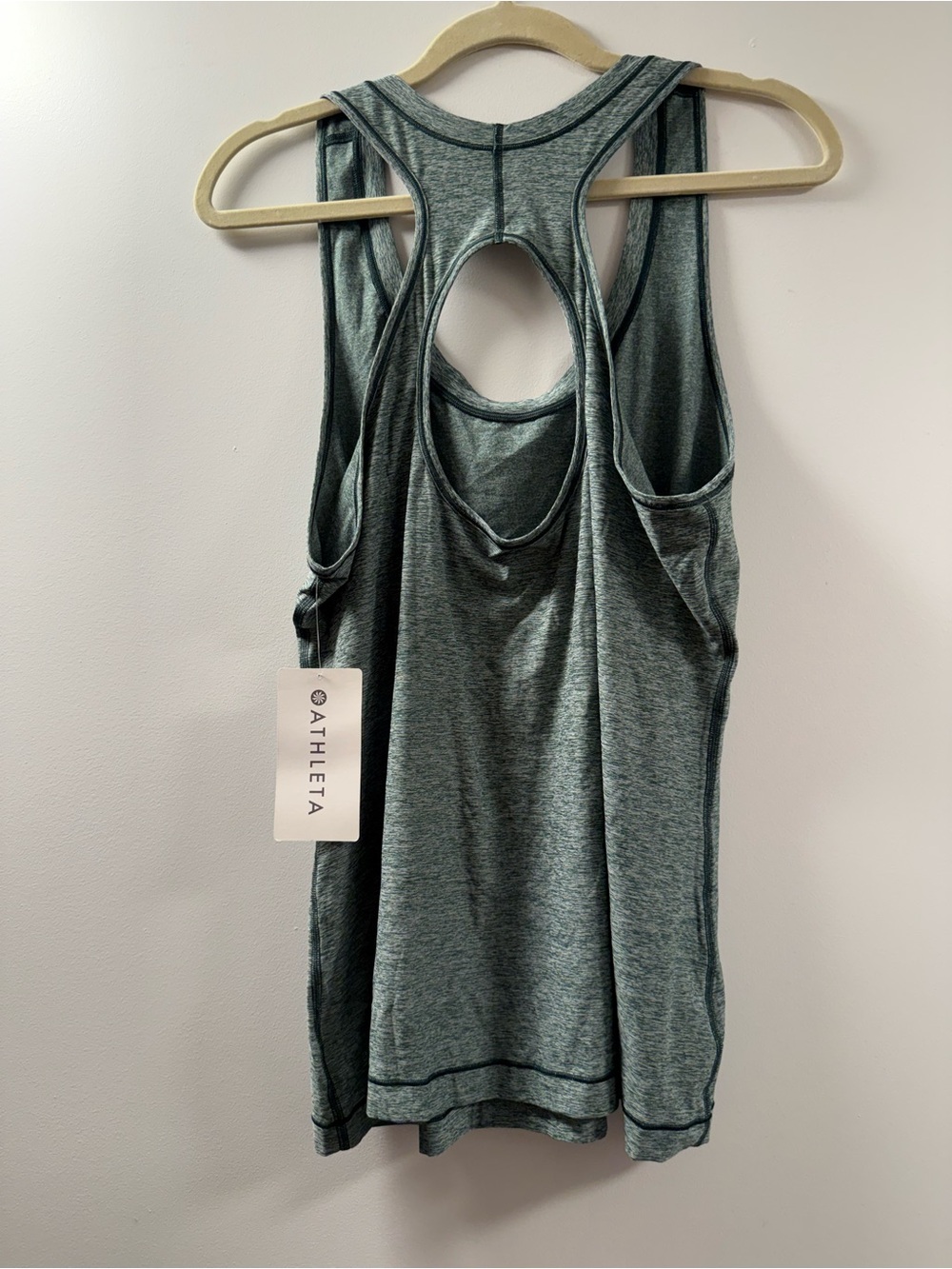 Athleta Green Racerback Tank Top - Picture 2 of 3